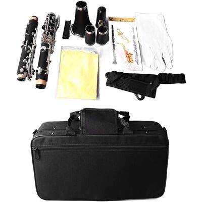 Unbranded Premium Bb Clarinet With Durable Ni Plated Keys And Resistant Cracking Design, S Unbranded Premium Bb Clarinet With Durable Ni Plated Keys And Resistant Cracking Design, S
