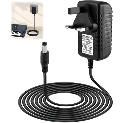 Elecora 12V Power Adapter for Yamaha Keyboard 12V 2A DC/AC Power Supply Charge Elecora 12V Power Adapter for Yamaha Keyboard 12V 2A DC/AC Power Supply Charge