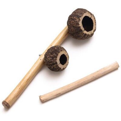 JL Sport Brasilian African Agogo De Castanha Capoeira Samba Chest Nut Musical I JL Sport Brasilian African Agogo De Castanha Capoeira Samba Chest Nut Musical I