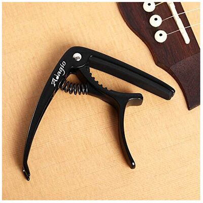 Adagio PRO DELUXE CAPO Suitable For Acoustic & Electric Guitars With Q Adagio PRO DELUXE CAPO Suitable For Acoustic & Electric Guitars With Q