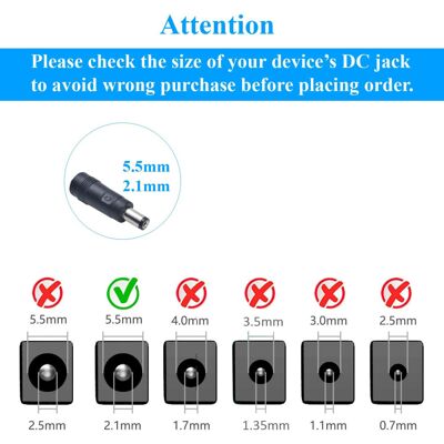 Security-01 DC 9V 0.5A Power Supply Adapter, Plug 5.5mm x 2.1mm, Cente Security-01 DC 9V 0.5A Power Supply Adapter, Plug 5.5mm x 2.1mm, Cente