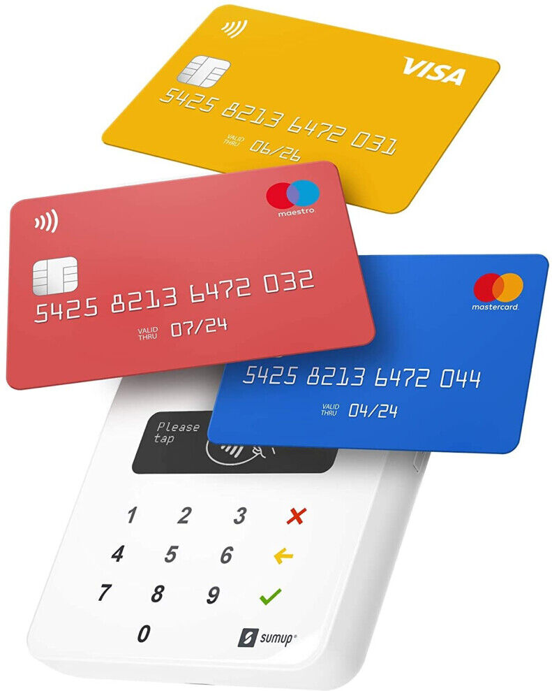 SumUp Air Credit Card Reader for Contactless Payments - Credit & Debit Card