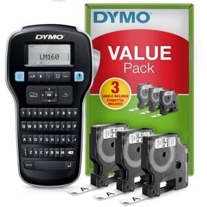 Dymo LabelManager 160 Label Maker Starter Kit with 3 Rolls of D1 Label Tape, Han Dymo LabelManager 160 Label Maker Starter Kit with 3 Rolls of D1 Label Tape, Han