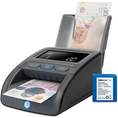 Safescan 155-S Complete Portable Counterfeit Money Detector That verifies banknotes - Mon Safescan 155-S Complete Portable Counterfeit Money Detector That verifies banknotes - Mon