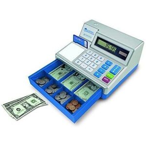 Learning Resources LSP2629-EUR Pretend Calculator Cash Register with Euro Play M Learning Resources LSP2629-EUR Pretend Calculator Cash Register with Euro Play M