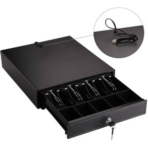 Unbranded Heavy Duty POS Cash Drawer Register 4Bills5 Coins Removable Cash Tray Unbranded Heavy Duty POS Cash Drawer Register 4Bills5 Coins Removable Cash Tray