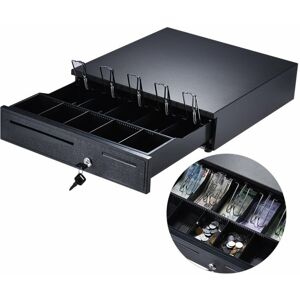 YouseaHome POS Cash Drawer Register Auto Cash Drawer Box Removable Cash Tray Till Draw 5Bil YouseaHome POS Cash Drawer Register Auto Cash Drawer Box Removable Cash Tray Till Draw 5Bil