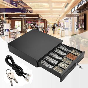 YouseaHome Money Cash Drawer Coins Storage Safe Money Register 5 Bills and 5 Coins Trays YouseaHome Money Cash Drawer Coins Storage Safe Money Register 5 Bills and 5 Coins Trays