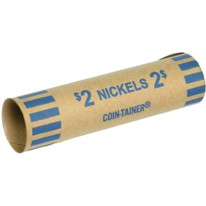 Tepe BAZIC Coin Wrappers Rolls - Nickel Made in USA Durable Preformed Wrappers Roll Tepe BAZIC Coin Wrappers Rolls - Nickel Made in USA Durable Preformed Wrappers Roll