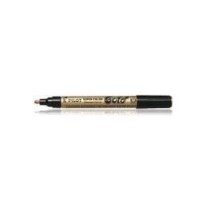 Pilot Super Color Bullet tip Gold permanent marker Pilot Super Color Bullet tip Gold permanent marker
