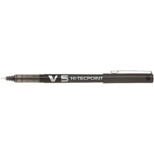 Pilot V5 Rollerball Pen Needle Tip 0.5mm Line 0.3mm Black Ref V501... Pilot V5 Rollerball Pen Needle Tip 0.5mm Line 0.3mm Black Ref V501...