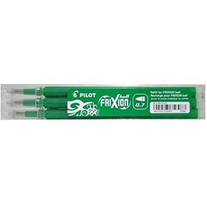 Pilot Refills for Frixion Rollerball 0.7 mm (Pack of 3) - Green Pilot Refills for Frixion Rollerball 0.7 mm (Pack of 3) - Green