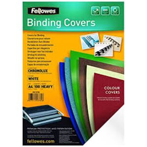 Fellowes 5378006 Binding Cover Chromolux Card with Leather Texture A4 Fellowes 5378006 Binding Cover Chromolux Card with Leather Texture A4