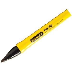 Stanley 0-47-316 Black Permanent Marker Fine Tip Card of 2 Stanley 0-47-316 Black Permanent Marker Fine Tip Card of 2