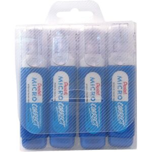 Pentel Micro Correct 12 ml Correction Pen - Wallet of 4 Pentel Micro Correct 12 ml Correction Pen - Wallet of 4