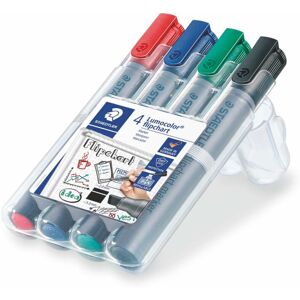 Staedtler Lumocolor WP4 356 B Flip Chart Marker Refillable in Staedtler Box with Staedtler Lumocolor WP4 356 B Flip Chart Marker Refillable in Staedtler Box with