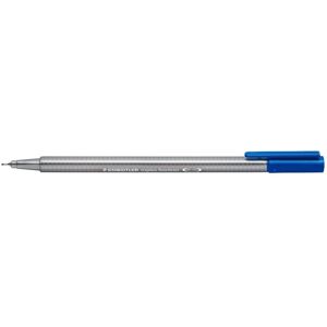 Staedtler 334 Triplus Fineliner Superfine Point Pens, 0.3 mm, Blue, Box of 10 Staedtler 334 Triplus Fineliner Superfine Point Pens, 0.3 mm, Blue, Box of 10