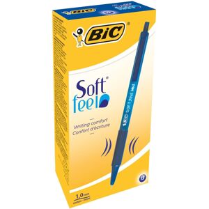 BIC Soft Feel Ballpoint Pens Medium Point (1.0 mm) – Blue, Box of 12 BIC Soft Feel Ballpoint Pens Medium Point (1.0 mm) – Blue, Box of 12