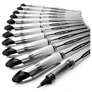 Uni-Ball Vision Elite - UB-200 - Liquid Ink Rollerball Pen - Box of 12 (Black) Uni-Ball Vision Elite - UB-200 - Liquid Ink Rollerball Pen - Box of 12 (Black)