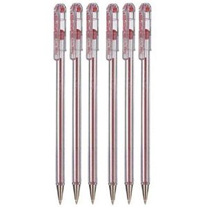Pentel Red Superb Ballpoint Pen Ball Point Pens 0.7mm Nib Tip 0.25mm Line Width Pentel Red Superb Ballpoint Pen Ball Point Pens 0.7mm Nib Tip 0.25mm Line Width
