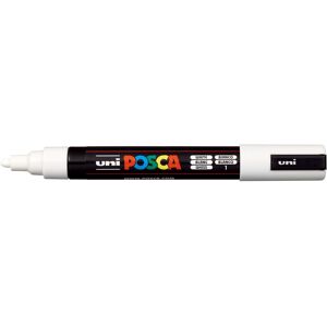 Uni-Ball Posca PC-5M Medium Bullet Tip Marker - White,152637000 Uni-Ball Posca PC-5M Medium Bullet Tip Marker - White,152637000