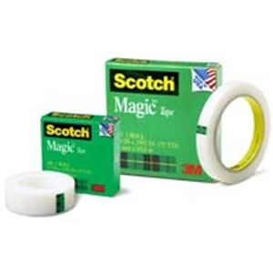 3M Commercial Office Supply Div. MMM810341296 Magic Tape- 1in. Core- .75in.x1296 3M Commercial Office Supply Div. MMM810341296 Magic Tape- 1in. Core- .75in.x1296