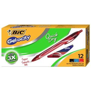 BIC RGLCG11-AST 0.7 mm Gel-ocity Quick Dry Retractable Gel Pen - Assorted Color BIC RGLCG11-AST 0.7 mm Gel-ocity Quick Dry Retractable Gel Pen - Assorted Color
