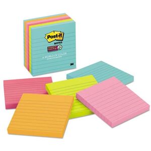 3M MMM6756SSMIA 3 x 3 in. Post-it Notes Super Sticky Adhesive Notes Pad, Miami 3M MMM6756SSMIA 3 x 3 in. Post-it Notes Super Sticky Adhesive Notes Pad, Miami