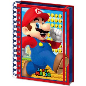 SUPER MARIO Premium A5 Hardback Spiral Bound Notebook SUPER MARIO Premium A5 Hardback Spiral Bound Notebook