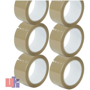 TMZ Brown Parcel Packing Strong Tape 66M X48Mm 6X Rolls Packaging TMZ Brown Parcel Packing Strong Tape 66M X48Mm 6X Rolls Packaging
