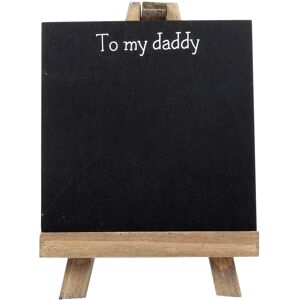 WIDDOP and Co. To My Daddy Personalisable Chalkboard Easel with Chalk WIDDOP and Co. To My Daddy Personalisable Chalkboard Easel with Chalk