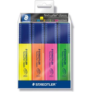 Staedtler Textsurfer Classic 364 Highlighter (Pack of 4) Staedtler Textsurfer Classic 364 Highlighter (Pack of 4)
