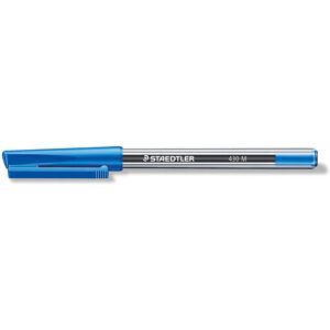 Staedtler 430 stick ballpoint pen medium blue Staedtler 430 stick ballpoint pen medium blue