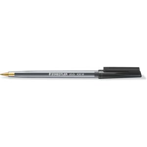 Staedtler 430 stick ballpoint pen medium black Staedtler 430 stick ballpoint pen medium black