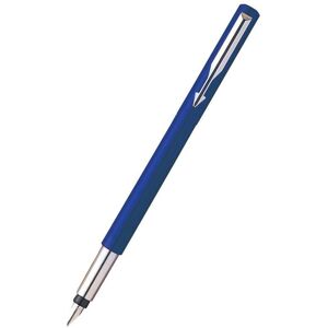 Parker Vector Blue Fountain Pen Refillable With Medium Nib And Blue Ink Parker Vector Blue Fountain Pen Refillable With Medium Nib And Blue Ink