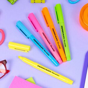 Paper Mate (5) 5, 10 or 20x Liquid Accent Highlighters Marker Pen Paper Mate (5) 5, 10 or 20x Liquid Accent Highlighters Marker Pen