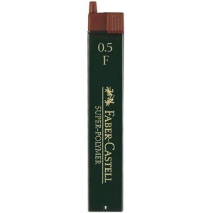 Faber Castell 0.5mm F Super-Polymer Fineline Lead (Pack of 12) Faber Castell 0.5mm F Super-Polymer Fineline Lead (Pack of 12)