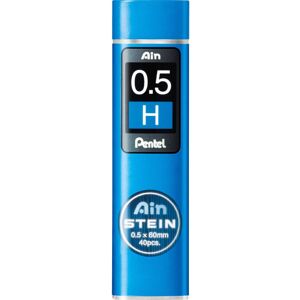 Pentel C275-H AIN STEIN Pencil Lead 0.5 mm, Hardness H 40 Leads Pentel C275-H AIN STEIN Pencil Lead 0.5 mm, Hardness H 40 Leads