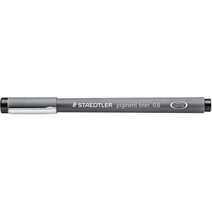 Staedtler 732869 0.8 mm Pigment Liner Felt-Tip Pen - Black Staedtler 732869 0.8 mm Pigment Liner Felt-Tip Pen - Black