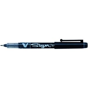 Pilot V Sign Pen Liquid Ink 2.0 mm Tip - Black, Single Pen Pilot V Sign Pen Liquid Ink 2.0 mm Tip - Black, Single Pen