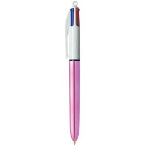 BIC 4 Colours Shine Pink Body 1.0mm Point 0.4mm Line PK12 BIC 4 Colours Shine Pink Body 1.0mm Point 0.4mm Line PK12