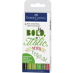 Faber Castell Drawing Pen Pitt Artist Set Handlettering II (6pcs) (FC-267117) Faber Castell Drawing Pen Pitt Artist Set Handlettering II (6pcs) (FC-267117)