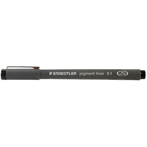 Staedtler 308 01-9 Pigment Liner Pen Black (0.1mm) Staedtler 308 01-9 Pigment Liner Pen Black (0.1mm)