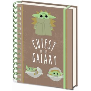 Star Wars: The Mandalorian Cutest In The Galaxy A5 Wirebound Notebook Star Wars: The Mandalorian Cutest In The Galaxy A5 Wirebound Notebook