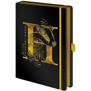 Harry Potter Hufflepuff Foil A5 Composition Notebook Harry Potter Hufflepuff Foil A5 Composition Notebook