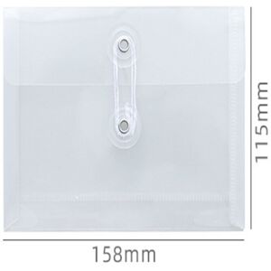 Unbranded (Horizontal) A6 Size File Folder Organizer Waterproof Transparent Document Bag S Unbranded (Horizontal) A6 Size File Folder Organizer Waterproof Transparent Document Bag S