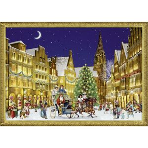 Carousel Home Deluxe Traditional Card Advent Calendar A4 - German Town at Christmas Carousel Home Deluxe Traditional Card Advent Calendar A4 - German Town at Christmas