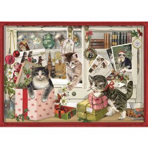 Carousel Home Deluxe Traditional A4 Christmas Advent Calendar - Playful Christmas Kittens Carousel Home Deluxe Traditional A4 Christmas Advent Calendar - Playful Christmas Kittens