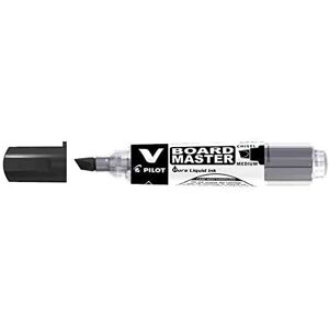 Pilot V Board Master Whiteboard Markers Chisel Set of 3Rechargeable Black Pilot V Board Master Whiteboard Markers Chisel Set of 3Rechargeable Black