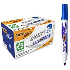 Bic Velleda 1701 Ecolutions Whiteboard Pens, Blue - Box of 12 - Dry Erase Pens f Bic Velleda 1701 Ecolutions Whiteboard Pens, Blue - Box of 12 - Dry Erase Pens f